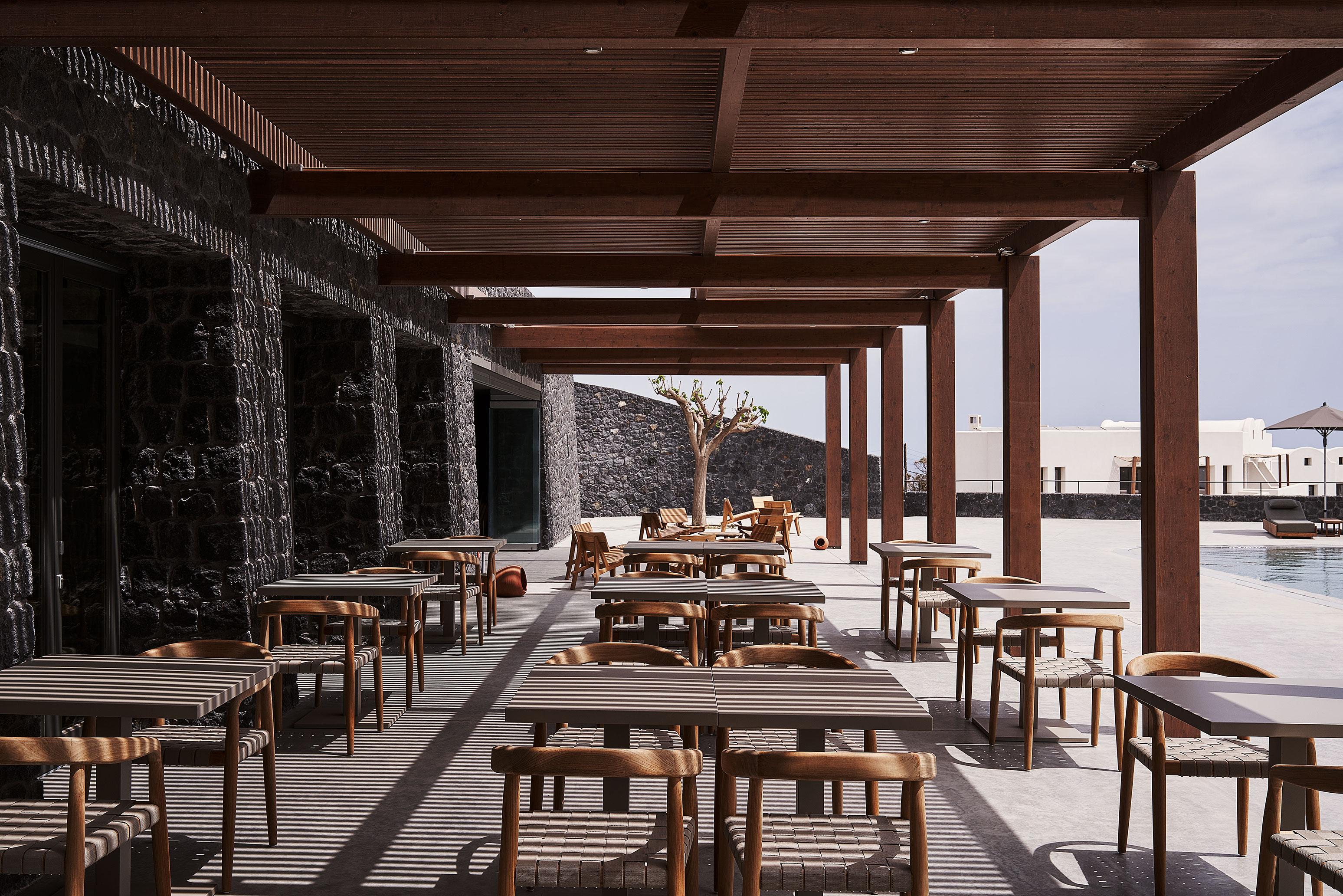 Orama Hotel & Spa Тира Экстерьер фото The restaurant